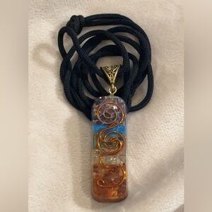 7-Chakra Orgonite Pendant Necklace